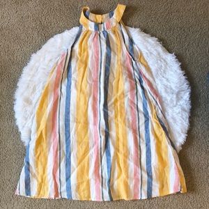 C&C California Striped Linen Dress